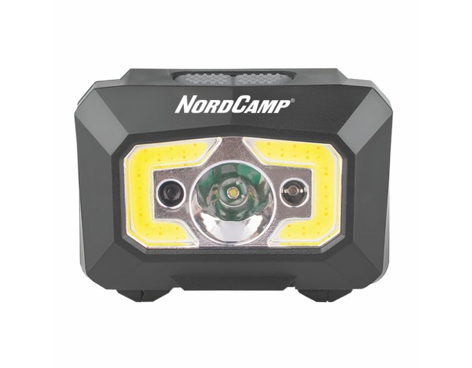 Ліхтар налобний Nord Camp 280Lm, 3W XPE+ COB, 1200mAh, з сенсором білий/червоний, ціна: 495 грн.