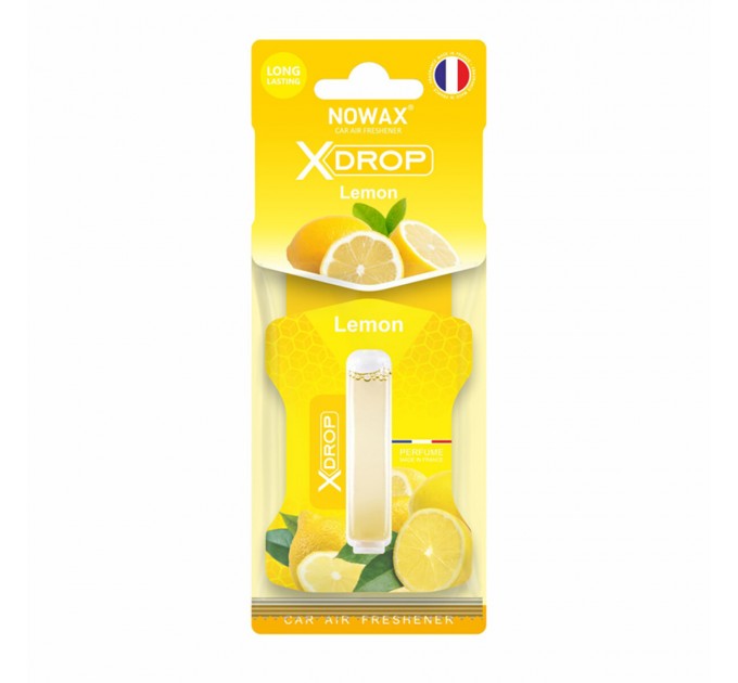 Ароматизатор целюлозний з капсулою Nowax серія X Drop - Lemon, ціна: 63 грн.