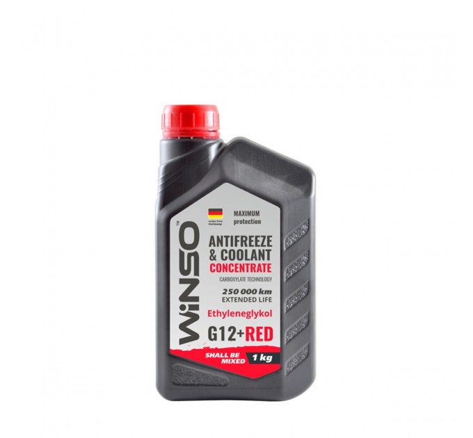 Антифриз Winso Antifreeze & Coolant Red G12+ червоний концентрат 1кг, ціна: 172 грн.