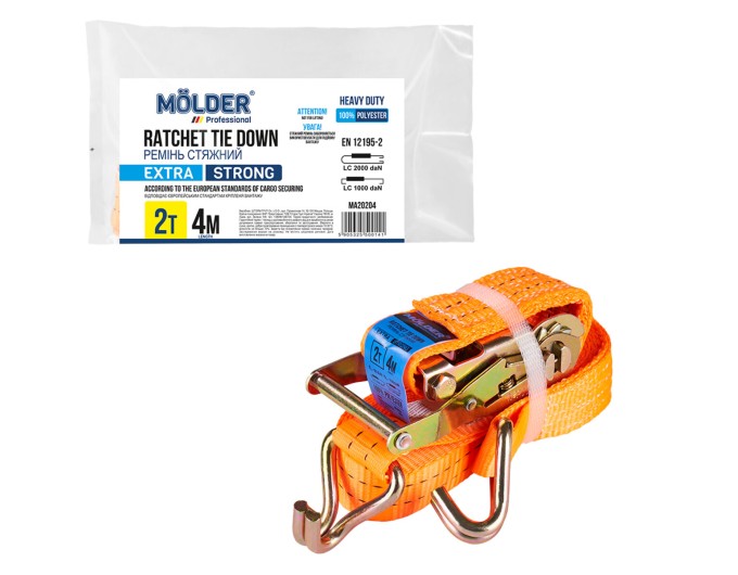 Стяжной ремень Molder 2т, 4м, цена: 362 грн.
