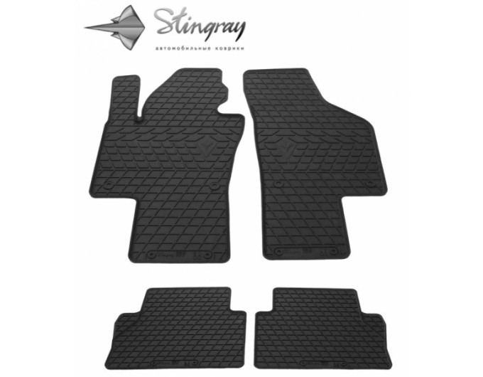 Volkswagen Sharan II (2010-...) комплект ковриков с 4 штук (Stingray), цена: 2 189 грн.