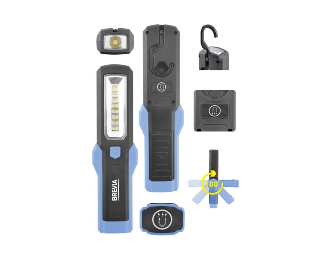 Ліхтар інспекційний Brevia LED 8SMD+1W LED 300lm, 3xAA, ціна: 488 грн.