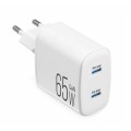 Сетевое зарядное устройство Brevia ePowerGaN PD65W 2xUSB-C белый, цена: 1 304 грн.