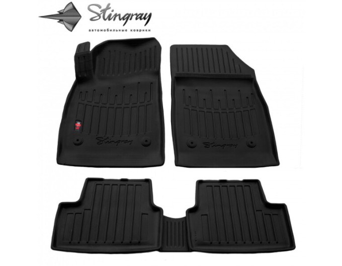 Opel Astra J (2009-2015) комплект 3D ковриков с 5 штук (Stingray), цена: 1 870 грн.