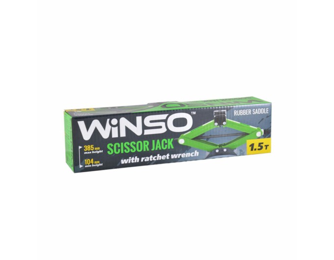 Домкрат ромбовий Winso 1,5т 104-385мм з тріскачкою, ціна: 711 грн.