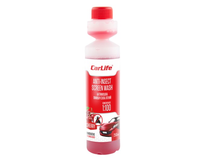 Омивач скла Carlife Anti-insect Screen-Wash літній Cherry концентрат 250мл, ціна: 93 грн.