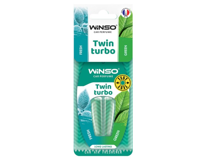 Ароматизатор з подвійною капсулою Winso Twin Turbo - Fresh & Green, ціна: 76 грн.