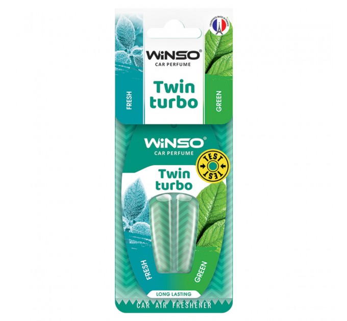 Ароматизатор з подвійною капсулою Winso Twin Turbo - Fresh & Green, ціна: 76 грн.