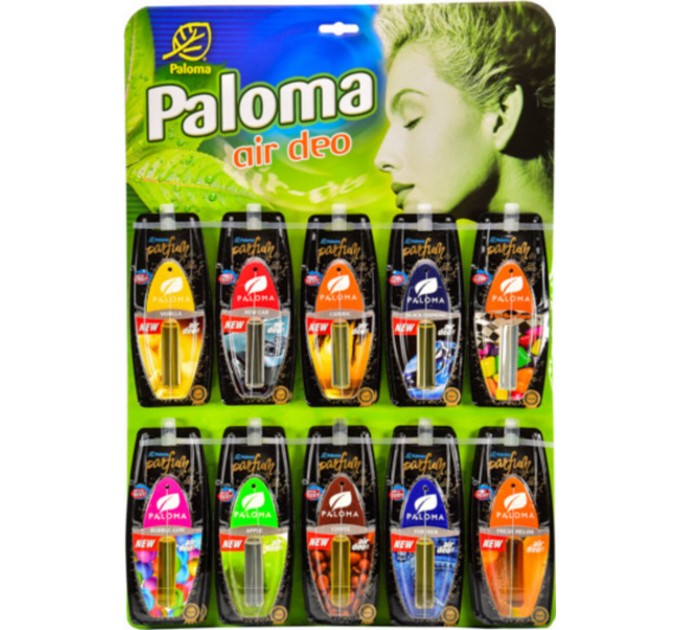 Ароматизатор Paloma Parfume Line Premium, дисплей набір, ціна: 2 547 грн.