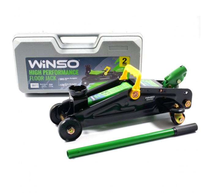 Домкрат гідравлічний підкатний Winso 2т 125-305мм у кейсі, ціна: 1 641 грн.