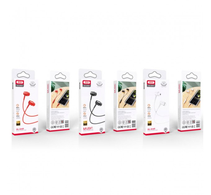 Наушники проволочные XO EP57 Crown In-Ear черные, цена: 45 грн.