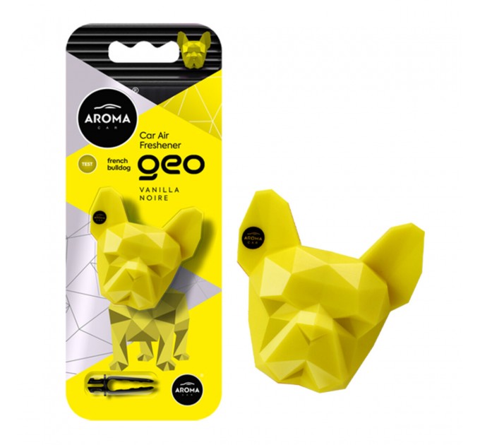 Ароматизатор Aroma Car Geo Dog - Yellow Vanilla Noire сухий, ціна: 151 грн.