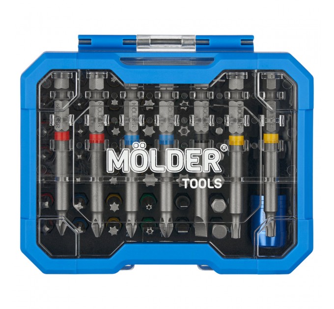 Набор бит Molder с держателем магнитным 75мм 25мм 50шт (цветная маркировка), цена: 657 грн.