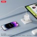 Сетевое зарядное устройство XO L138 PD30W/QC18W 1USB-A+1USB-C + Lightning кабель белый, цена: 399 грн.