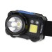 Фонарь налобный Brevia 500Lm, 3W CREE XPG+COB, 1200mAh/3xAAA, с сенсором белый/красный, цена: 999 грн.