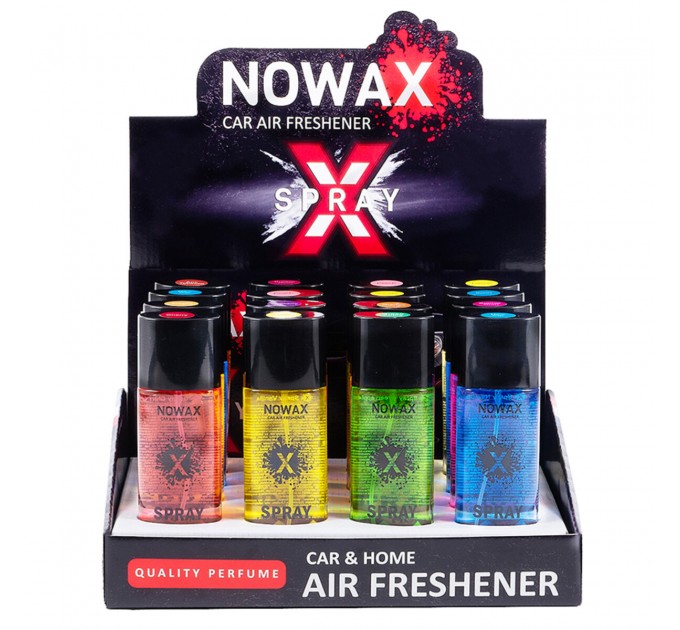 Бокс MIX №2 ароматизаторів повітря Nowax серія X Spray 50 ml, ціна: 2 029 грн.