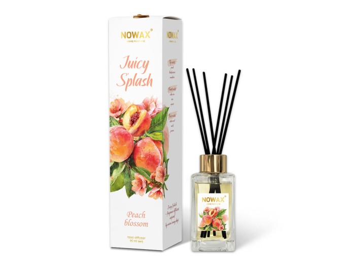 Аромадифузор з паличками Nowax Juicy Splash - Peach Blossom 90мл, ціна: 208 грн.