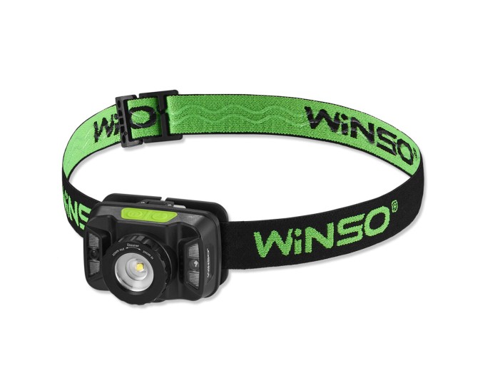 Фонарь налобный Winso 260Lm, 5W CREE XTE, 1800mAh, Zoom, с сенсором белый/красный, цена: 683 грн.