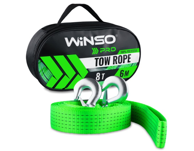 Трос буксировочный ленточный Winso Pro, 8т 6м, цена: 1 100 грн.