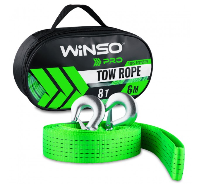 Трос буксировочный ленточный Winso Pro, 8т 6м, цена: 995 грн.