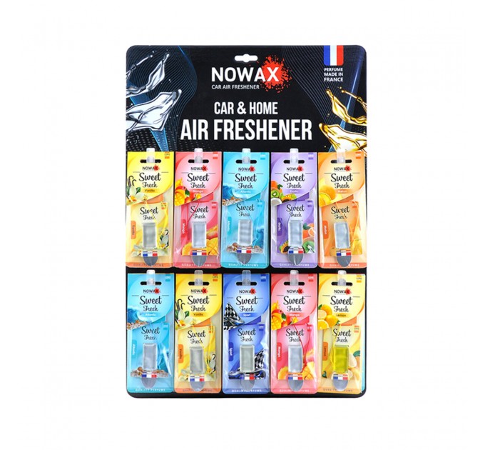 MIX №1 ароматизаторів TM Nowax "Sweet Fresh", ціна: 1 844 грн.