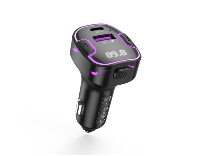 FM-трансмиттер XO BCC12 Intelligent Bluetooth+MP3 черный, цена: 299 грн.