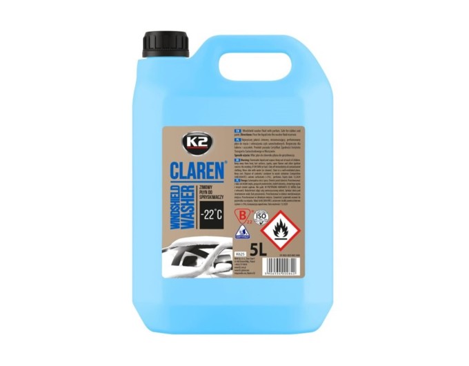 Омивач скла K2 Claren Windshield Washer -22°С зимовий Нейтральний готовий 5л, ціна: 340 грн.