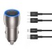 Автомобильное зарядное устройство XO CC51 PD40W Metal Intelligent Dual + Lightning кабель, цена: 309 грн.