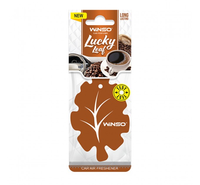 Освіжувач повітря Winso Lucky Leaf, целюлозний ароматизатор, Coffee, ціна: 32 грн.