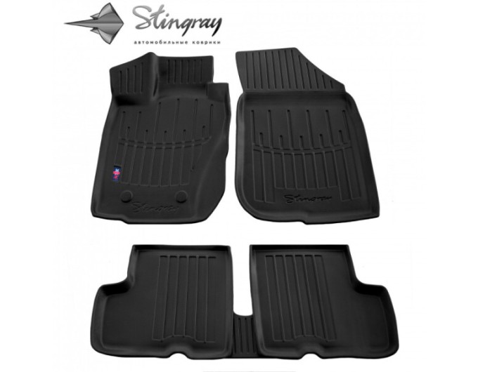 Dacia Duster (2015-2018) (4WD) комплект 3D ковриков с 5 штук (Stingray), цена: 1 870 грн.