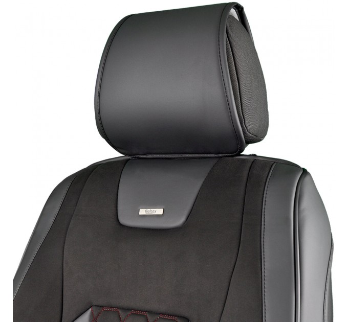 Комплект, 3D чохли для передніх сидінь BELTEX Montana, black-red 2шт, ціна: 3 415 грн.