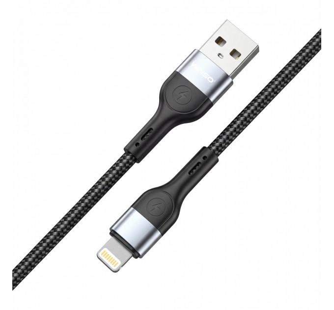 Кабель Winso Pro USB to Lightning TPE+плетение 1,2м черный, цена: 114 грн.