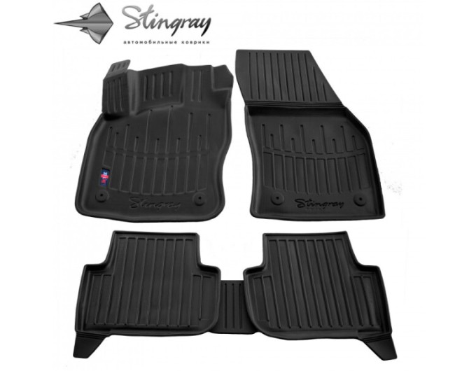 Volkswagen Tiguan II (2015-...) комплект 3D ковриков с 5 штук (Stingray), цена: 1 870 грн.