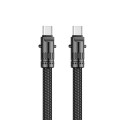 Кабель XO Lanyard Bullet Type-C to Type-C 60W 1,2м чорний, ціна: 399 грн.