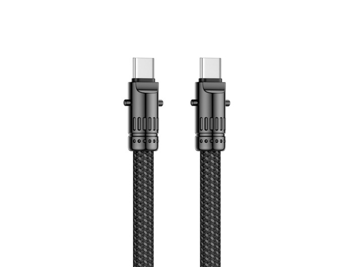 Кабель XO Lanyard Bullet Type-C to Type-C 60W 1,2м чорний, ціна: 399 грн.