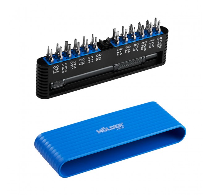 Отвертка Molder с комплектом насадок для точных работ 25шт, цена: 310 грн.