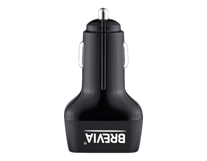 Автомобильное зарядное устройство Brevia ePower TriDrive 42W 3xUSB-A черный, цена: 328 грн.