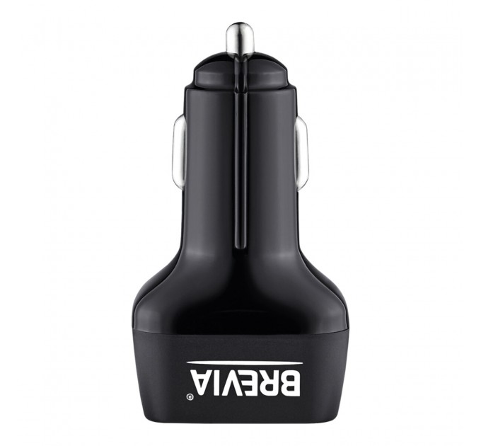 Автомобильное зарядное устройство Brevia ePower TriDrive 42W 3xUSB-A черный, цена: 320 грн.