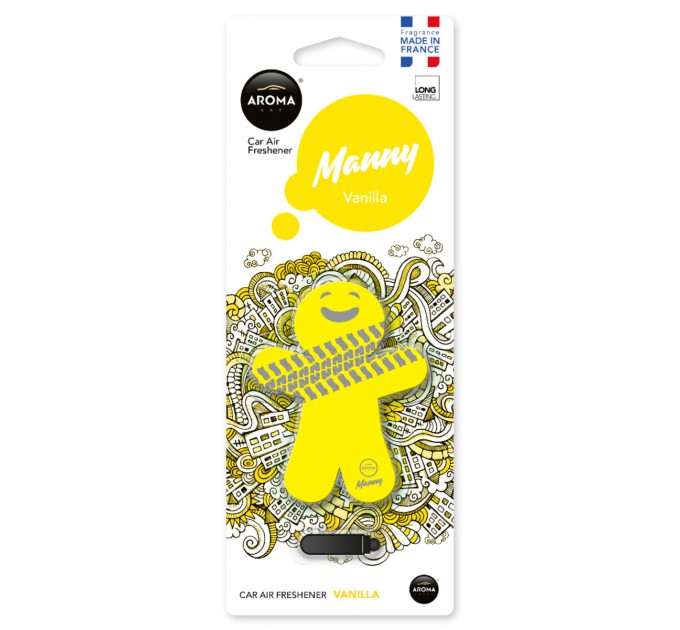 Ароматизатор Aroma Car Manny Vanilla сухой, цена: 125 грн.