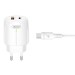 Сетевое зарядное устройство XO L114 PD20W/QC18W + Lightning кабель белый, цена: 279 грн.