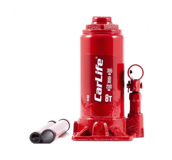 Домкрат гідравлічний пляшковий CarLife 8т 200-385мм, ціна: 1 059 грн.
