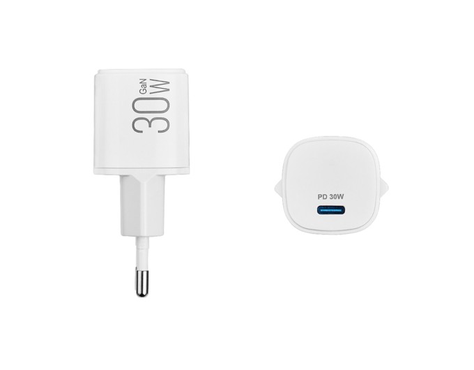 Сетевое зарядное устройство Brevia ePowerGaN PD30W USB-C белый, цена: 658 грн.