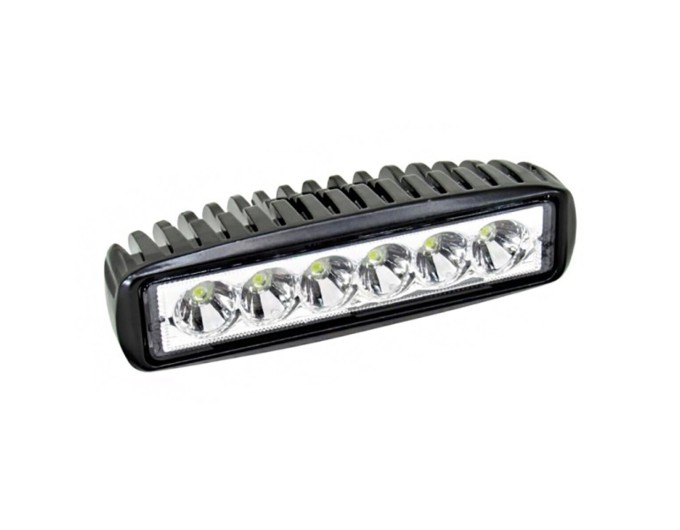 Фара светодиодная Brevia Epistar Spot 10-30V, 18W (6x3W), 1320Lm, 1шт, цена: 327 грн.