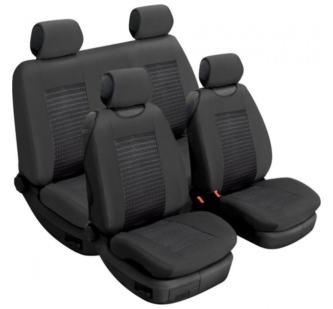 Чохли універсал Beltex Comfort чорний на 4 сидіння, без підголівників, ціна: 1 915 грн.