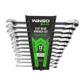 Набор ключей Winso PRO комбинированные с трещоткой CR-V 12шт (7- 8-9-10-12-13-14-15-16-17-18-19мм), цена: 2 118 грн.