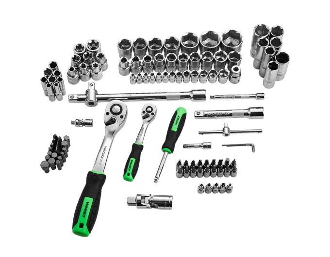 Професійний набір інструментів в кейсі Winso Pro 1/2", 1/4" 72T, CR-V, 110од., ціна: 3 505 грн.