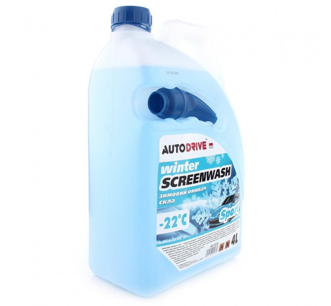Омыватель стекла AutoDrive -22°С зимний Sport готовый 4л, цена: 346 грн.