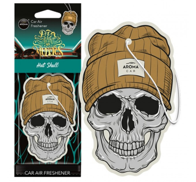 Ароматизатор Aroma Car Cellulose Dia De Los Muertos - Hat Skull сухий, ціна: 55 грн.