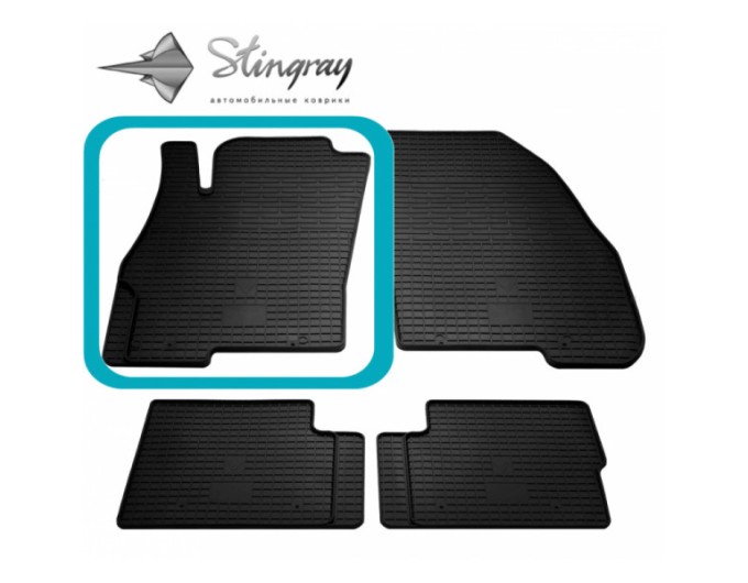 Fiat Punto Evo (2009-2018) коврик передний левый (Stingray), цена: 1 071 грн.