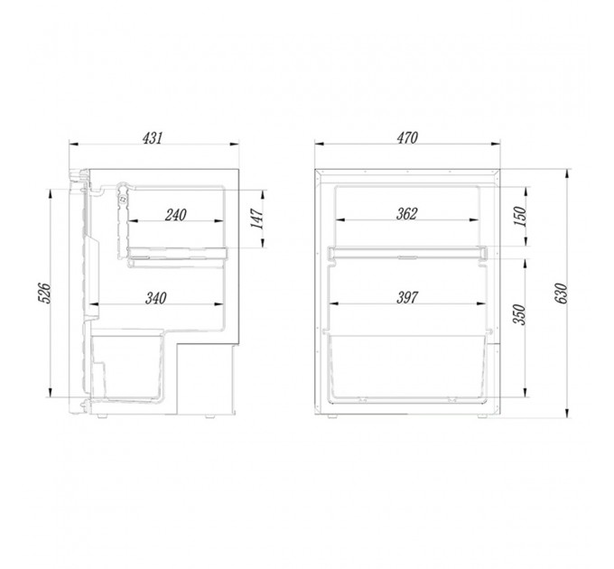 Холодильник автомобильный Brevia 65л (компрессор LG) 22815, цена: 22 219 грн.